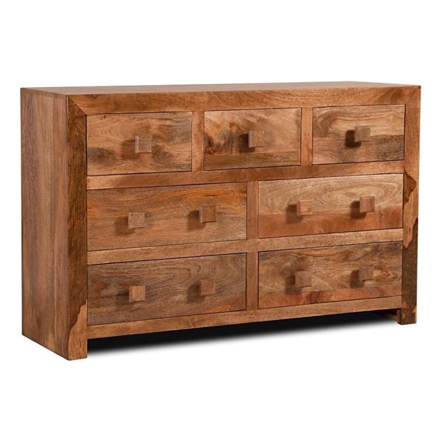 Skab HINA 80x140 cm massivt træ/mangotræ