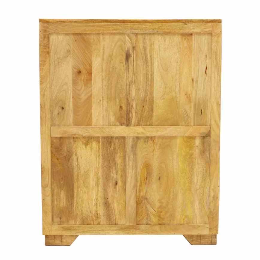 Skab MANU 115x90 cm massivt træ/mangotræ