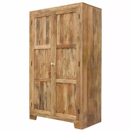 Skab MANU 200x120 cm massivt træ/mangotræ