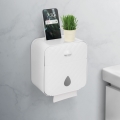 Skab med toiletrulleholder 22 x 20,5 cm, hvid