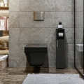 Skab med toiletrulleholder STAR 65x15 cm antracitgrå