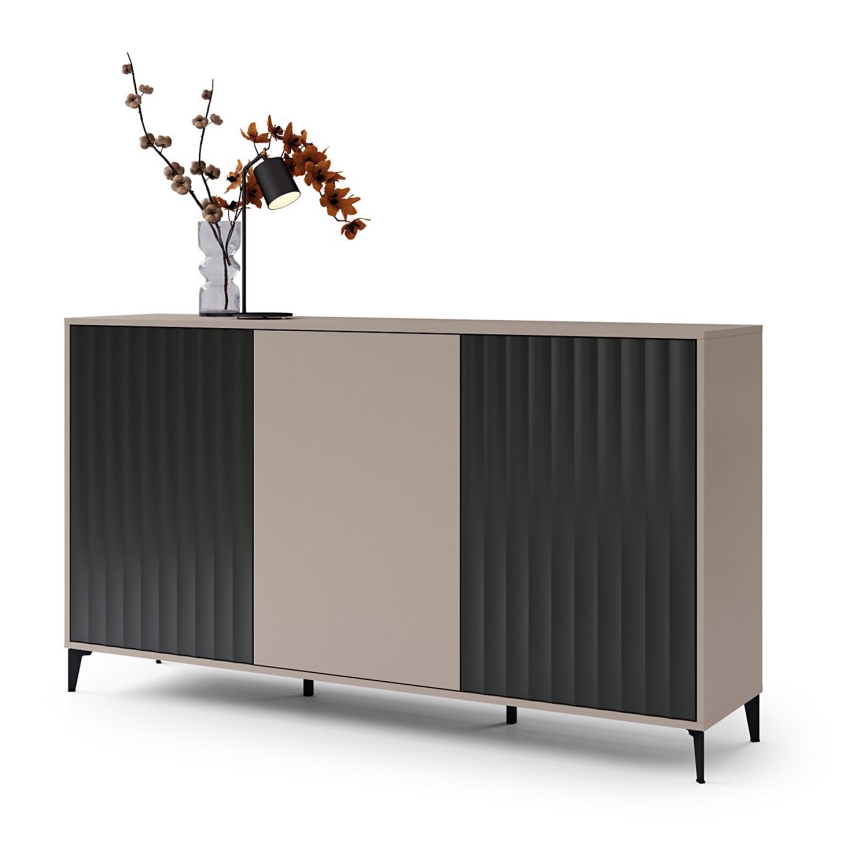 Skab RONJA taupe/sort