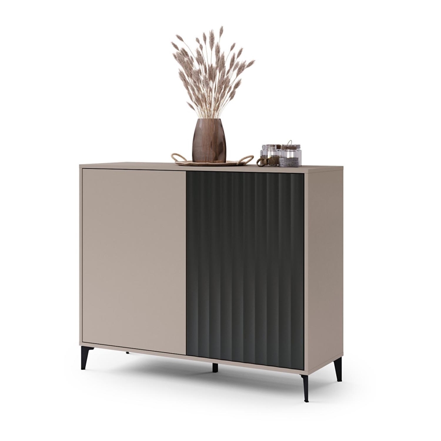Skab RONJA taupe/sort