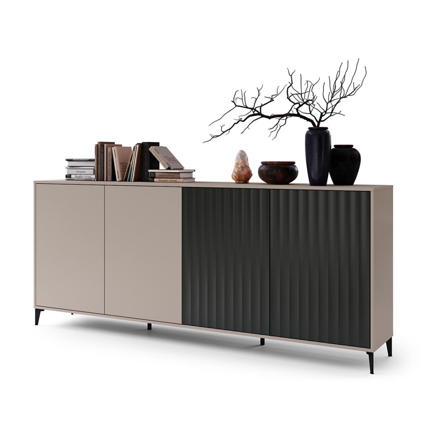 Skab RONJA taupe/sort