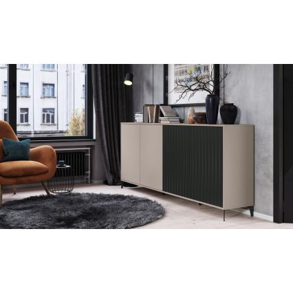 Skab RONJA taupe/sort