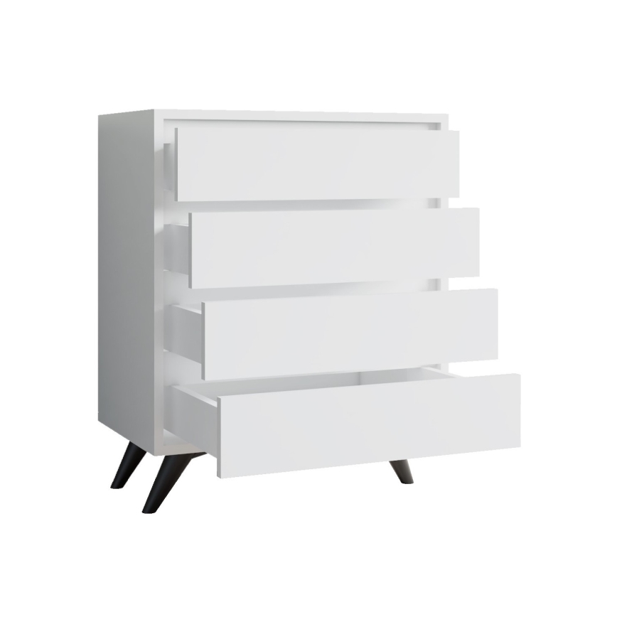 Skab SUVERA 86x70 cm hvid