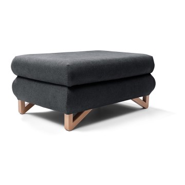 Skammel AVESTA 63x95 cm antracit