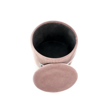 Skammel CRICKET Ø 40 cm lyserød