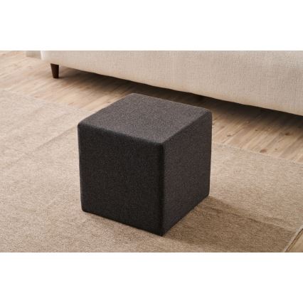 Skammel CUBI 40x40 cm mørkebrun