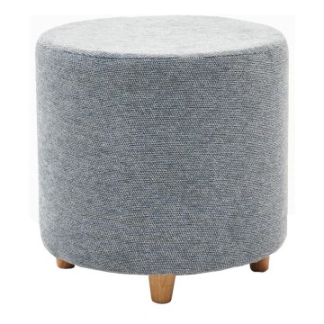 Skammel KIMA Ø 40 cm grå