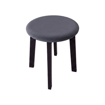 Skammel KUBE Ø 36 cm sort/antracit