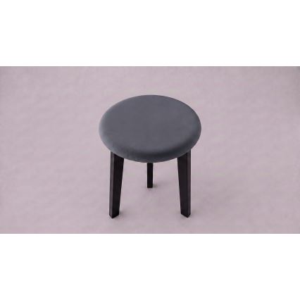 Skammel KUBE Ø 36 cm sort/antracit