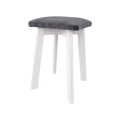 Skammel LUBE 36x36 cm hvid/antracit