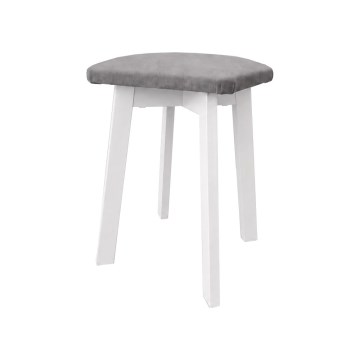 Skammel LUBE 36x36 cm hvid/grå