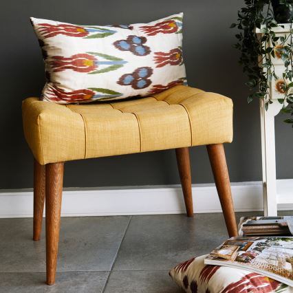 Skammel LUMI 40x58 cm gul