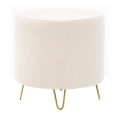 Skammel NANI Ø 40 cm creme