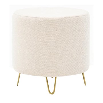 Skammel NANI Ø 40 cm creme