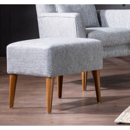 Skammel NIMO 46x50 cm grå