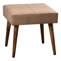 Skammel NUTO 46 x 46 cm brun