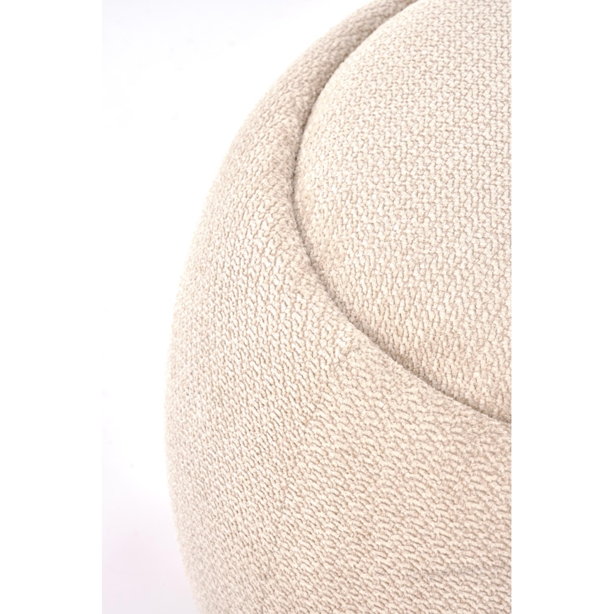 Skammel PAKS Ø 50 cm beige