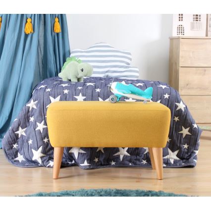 Skammel PIXI 32x61 cm gul