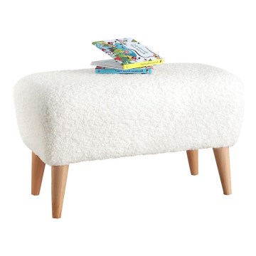 Skammel PIXI 32x61 cm hvid