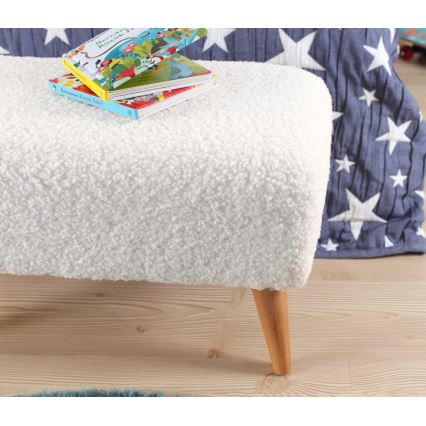 Skammel PIXI 32x61 cm hvid