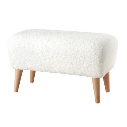 Skammel PIXI 32x61 cm hvid