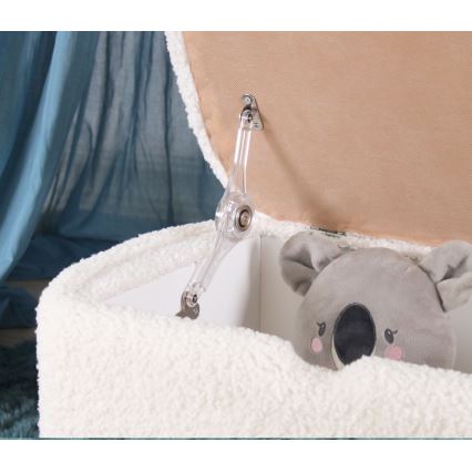 Skammel PIXI 37x61 cm hvid