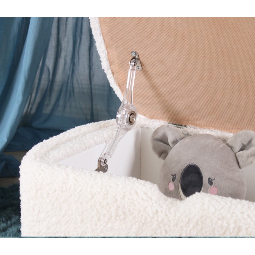 Skammel PIXI 37x61 cm hvid