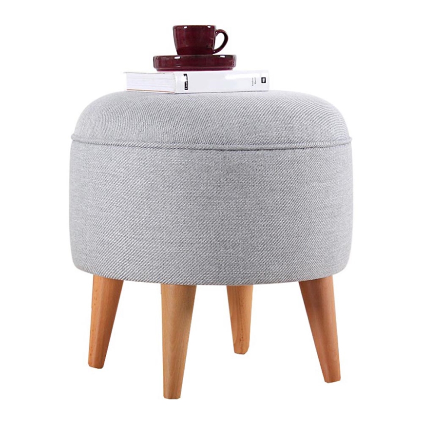 Skammel PIXI Ø 40 cm, grå