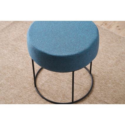 Skammel RELO Ø 40 cm blå