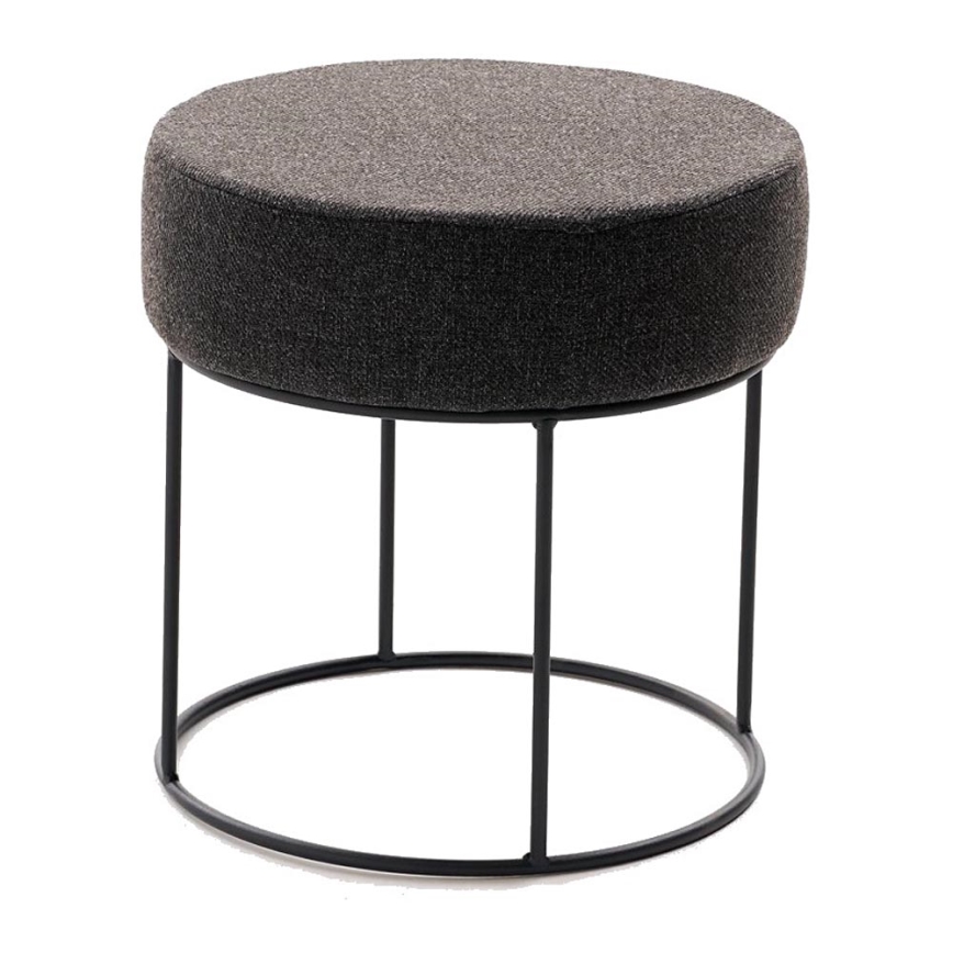 Skammel RELO Ø 40 cm, mørkebrun