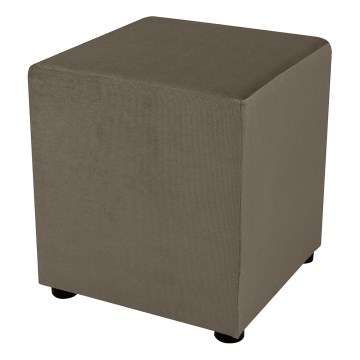 Skammel SIX 40x40 cm brun