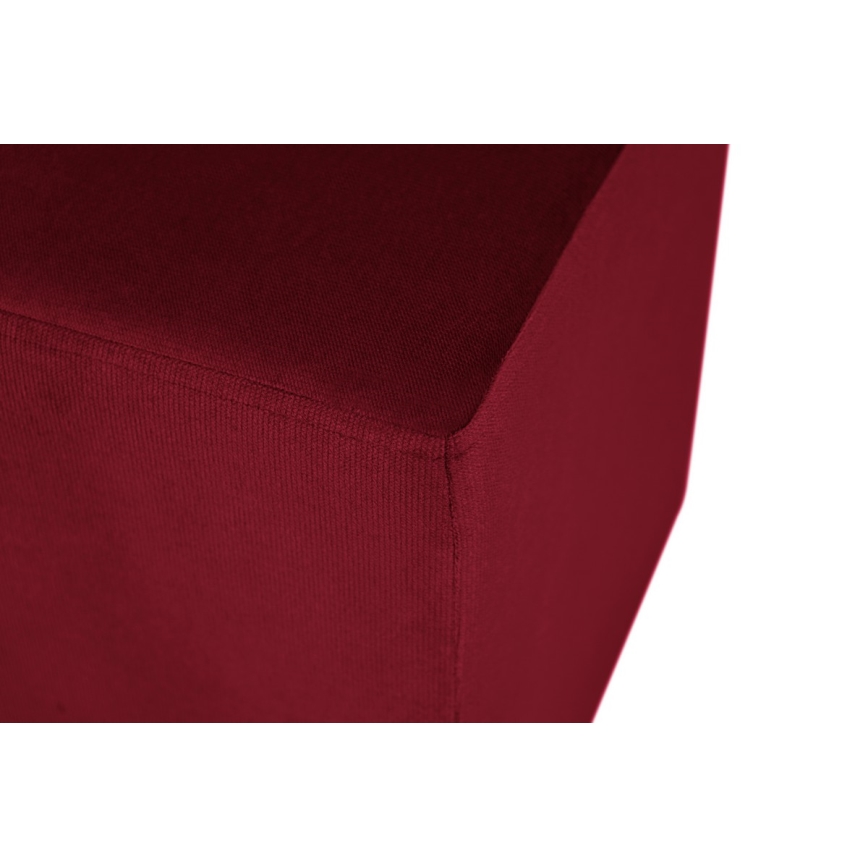 Skammel SIX 40x40 cm rød