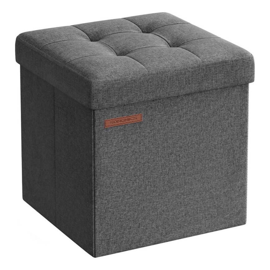 Skammel SULTAN 30x30 cm grå