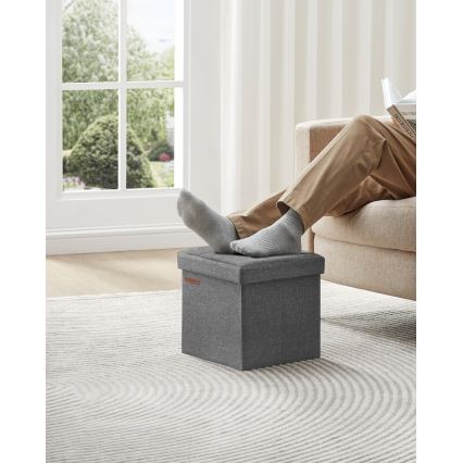 Skammel SULTAN 30x30 cm grå