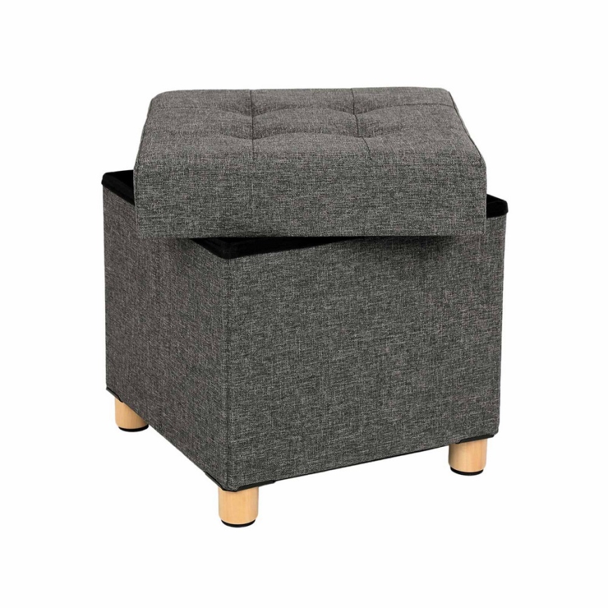 Skammel SULTAN 38x40 cm mørkegrå