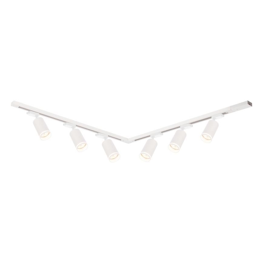 Skinnespot i skinnesystemet PIPE 6xGU10/10W/230V hvid