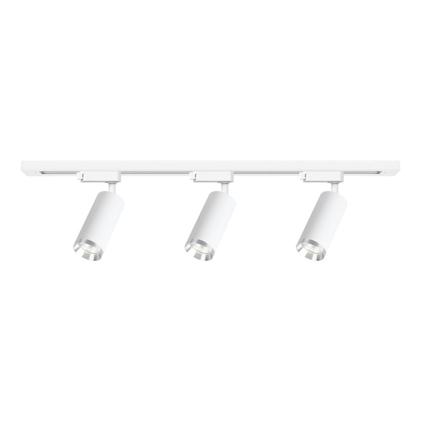 Skinnespot MICA 3xGU10/10W/230V hvid/mat krom