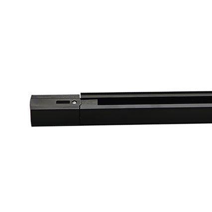 Skinnesystem 3-faset TRACER 1 m sort