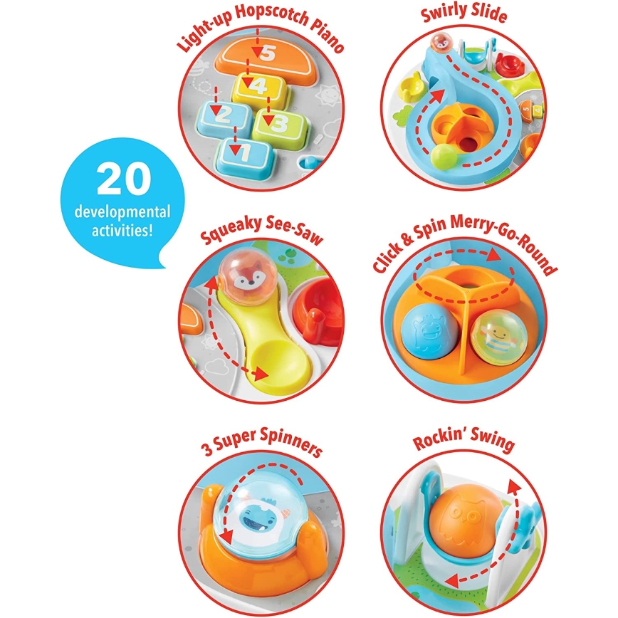 Skip Hop - Aktivitetsbord til børn EXPLORE&MORE 3xAA
