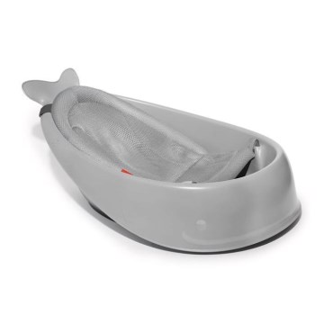 Skip Hop - Babybadekar m. ergonomisk måtte MOBY 3 grå