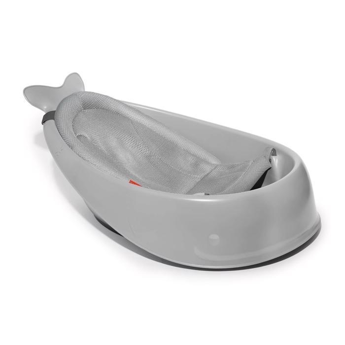 Skip Hop - Babybadekar m. ergonomisk måtte MOBY 3 grå
