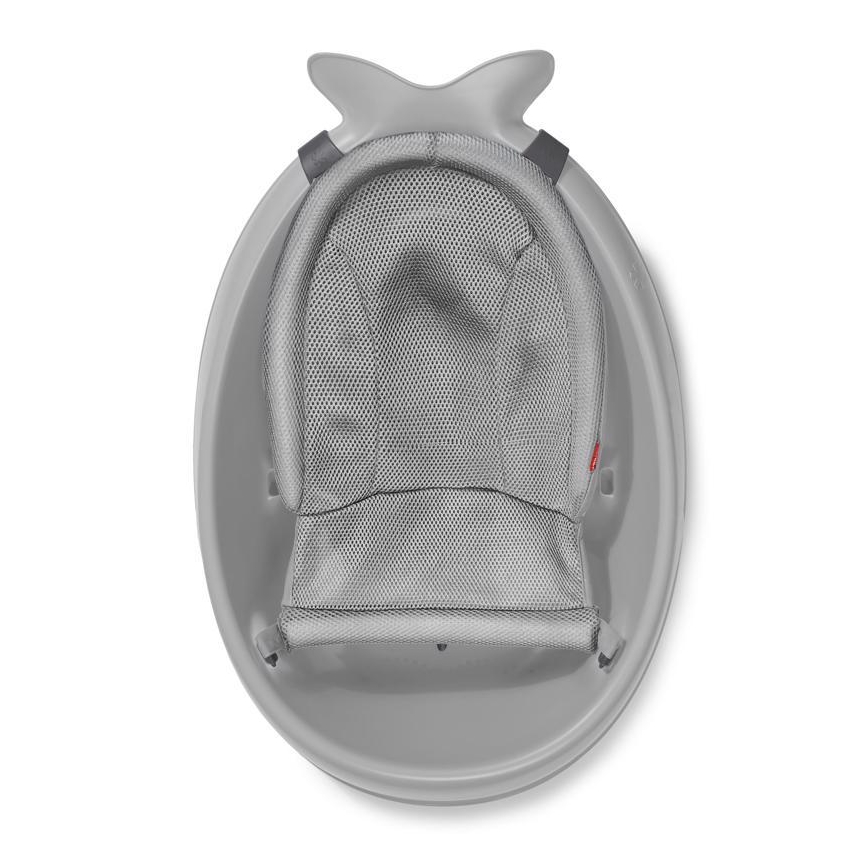 Skip Hop - Babybadekar m. ergonomisk måtte MOBY 3 grå