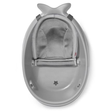 Skip Hop - Babybadekar m. ergonomisk måtte MOBY 3 grå