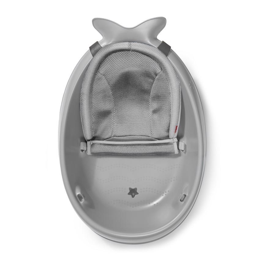 Skip Hop - Babybadekar m. ergonomisk måtte MOBY 3 grå