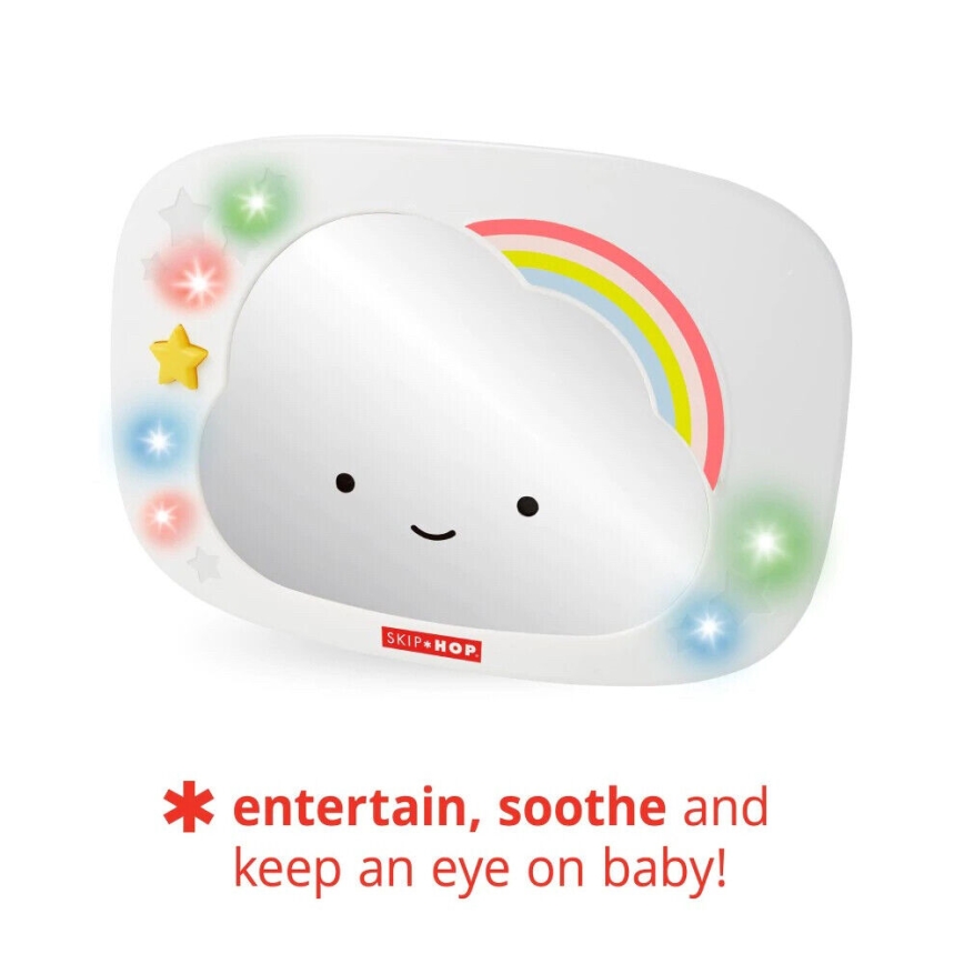 Skip Hop - Babyspejl til bil LINING CLOUD 3xAA