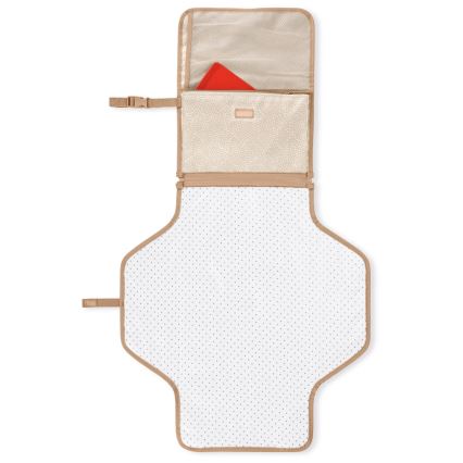 Skip Hop - Rejse pusleunderlag og taske 2-i-1 PRONTO beige
