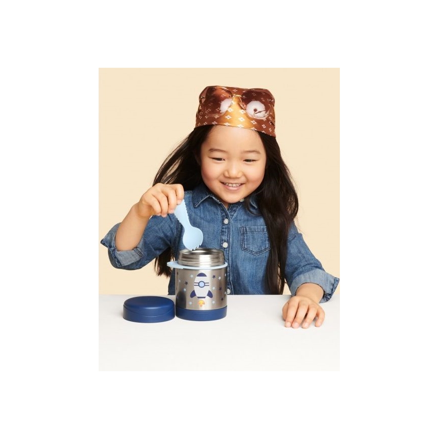 Skip Hop - Termomadbeholder med ske/gaffel SPARK STYLE 325 ml rumraket